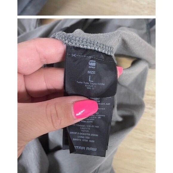 G STAR RAW X PHARELL For The Oceans OCCOTIS Long Shirt Short Sleeve Large - Picture 10 of 11